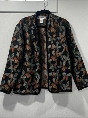 Elizabeth Williams Leaf-Pattern Jacket in large